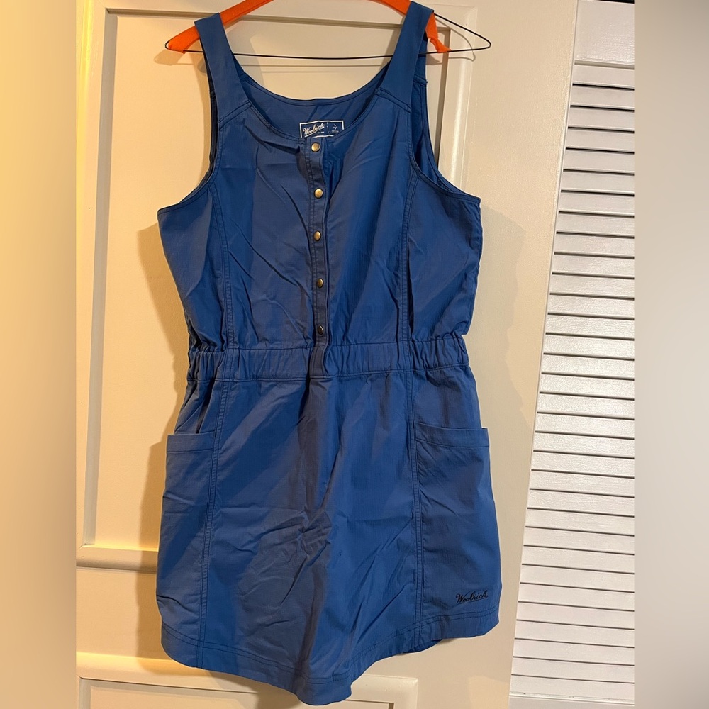 Woolrich Blue Athletic Dress with Pockets